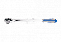 Трещотка 1/2" длинная 375мм (обрезиненная рукоятка)