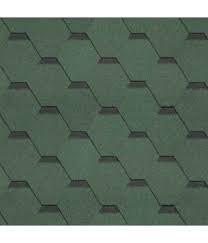 Гибкая Черепица Серия Классик Зелёный (3м2)