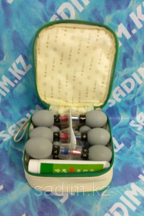 Банки-присоски акупунктурного действия - Magnetic Acupressure suction cup ( 12 шт )