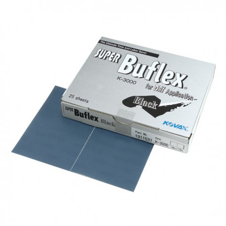 Шлифовальные листы Buflex 130 x 170 мм K3000 черные с перфорацией посередине