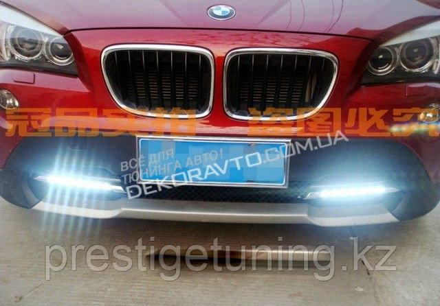 Рамки в бампер с ходовыми огнями LED DRL на BMW X1 (09-12)