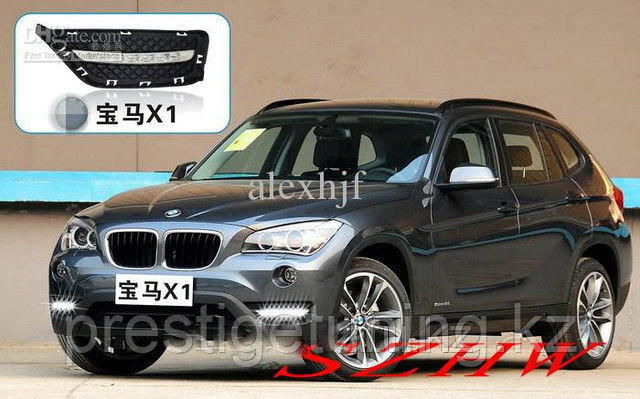 Рамки в бампер с ходовыми огнями LED DRL на BMW X1 (12+)