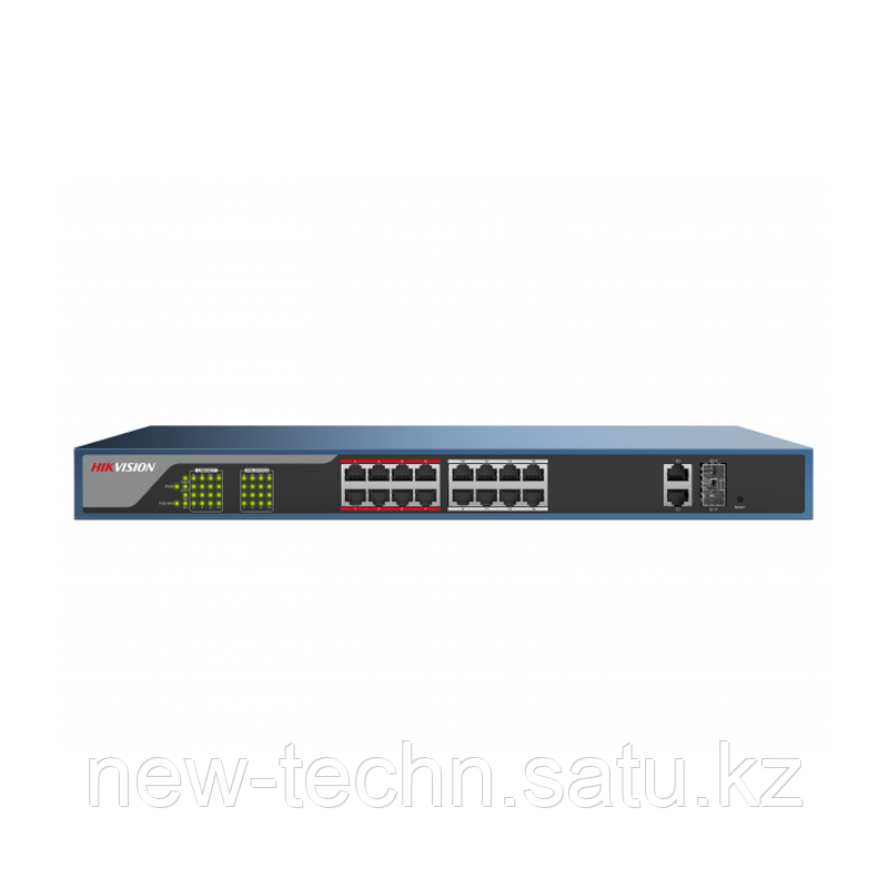 Hikvision DS-3E1318P-E PoE свитч 16-портовый