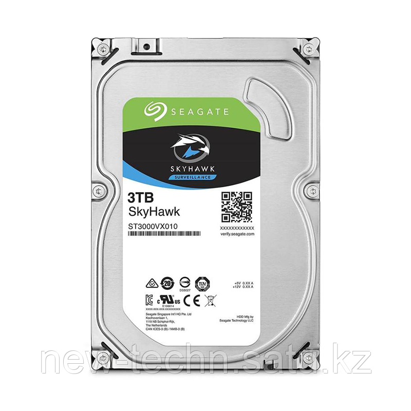 ST3000VX010 Жесткий диск 3000Гб Seagate SkyHawk