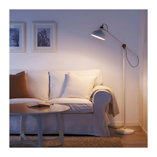 Светильник напольн/для чтения РАНАРП белый с оттенком ИКЕА, IKEA - фото 4 - id-p52917121