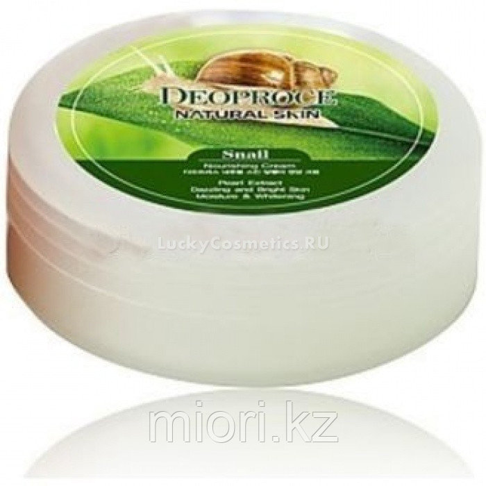 Deoproce Natural Skin Snail Nourishing Cream 100g - Питательно-омолаживающий крем с экстрактом слизи улитки 10 - фото 2 - id-p52917158