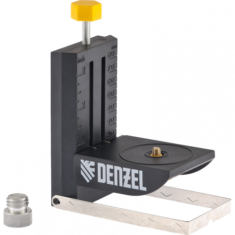 (35088) Держатель лазерного уровня, резьба 1/4", 5/8", с регулировкой// DENZEL
