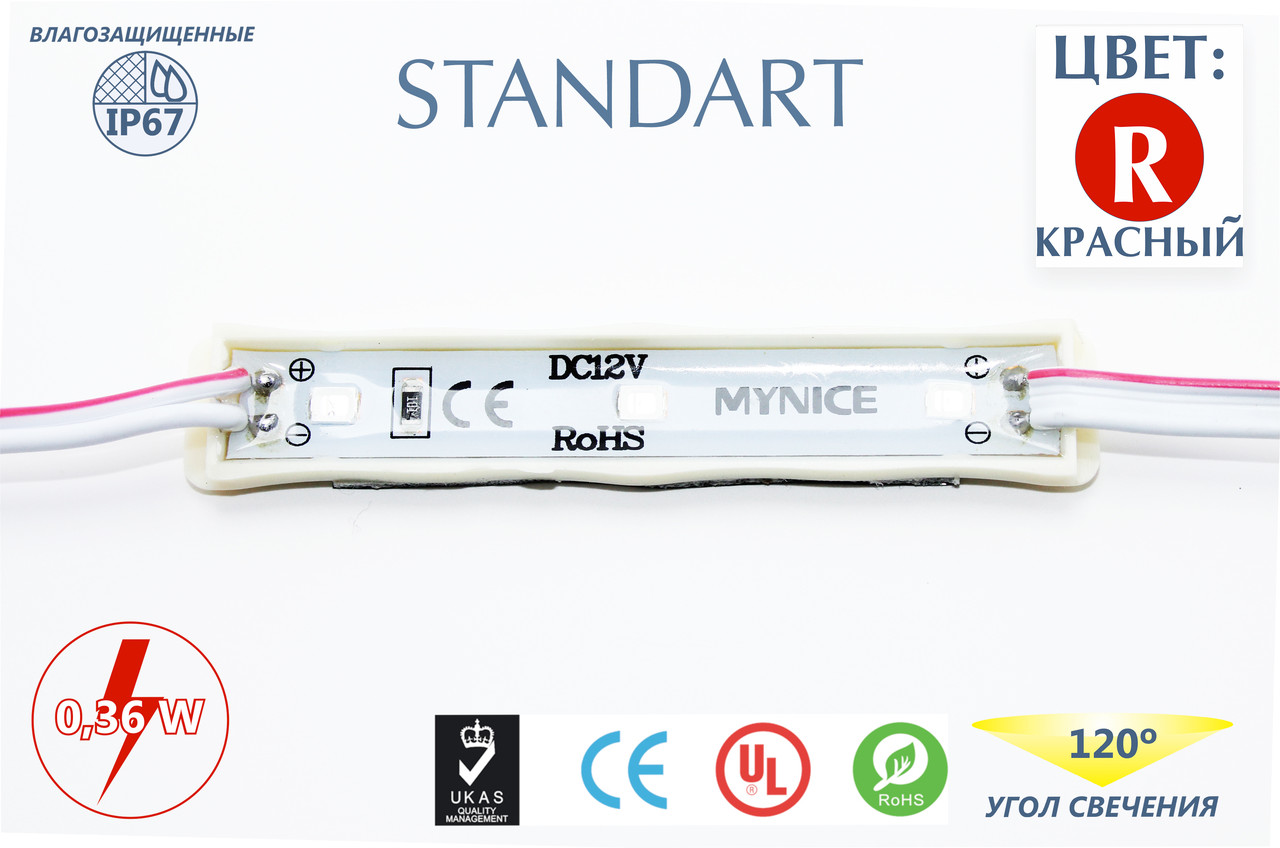 Светодиодные модули FT1266R3SMD2835 (IP67) 0,36W