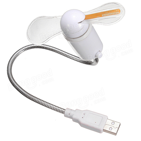 Мини вентилятор USB с LED подсветкой
