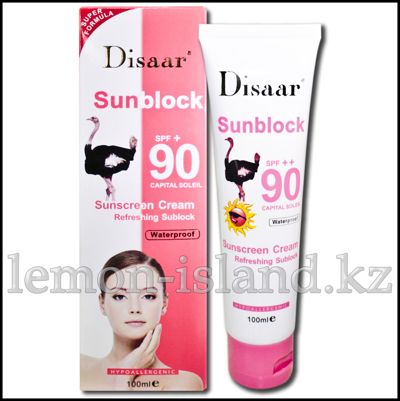 Крем солнцезащитный Disaar с защитой SPF90., фото 1