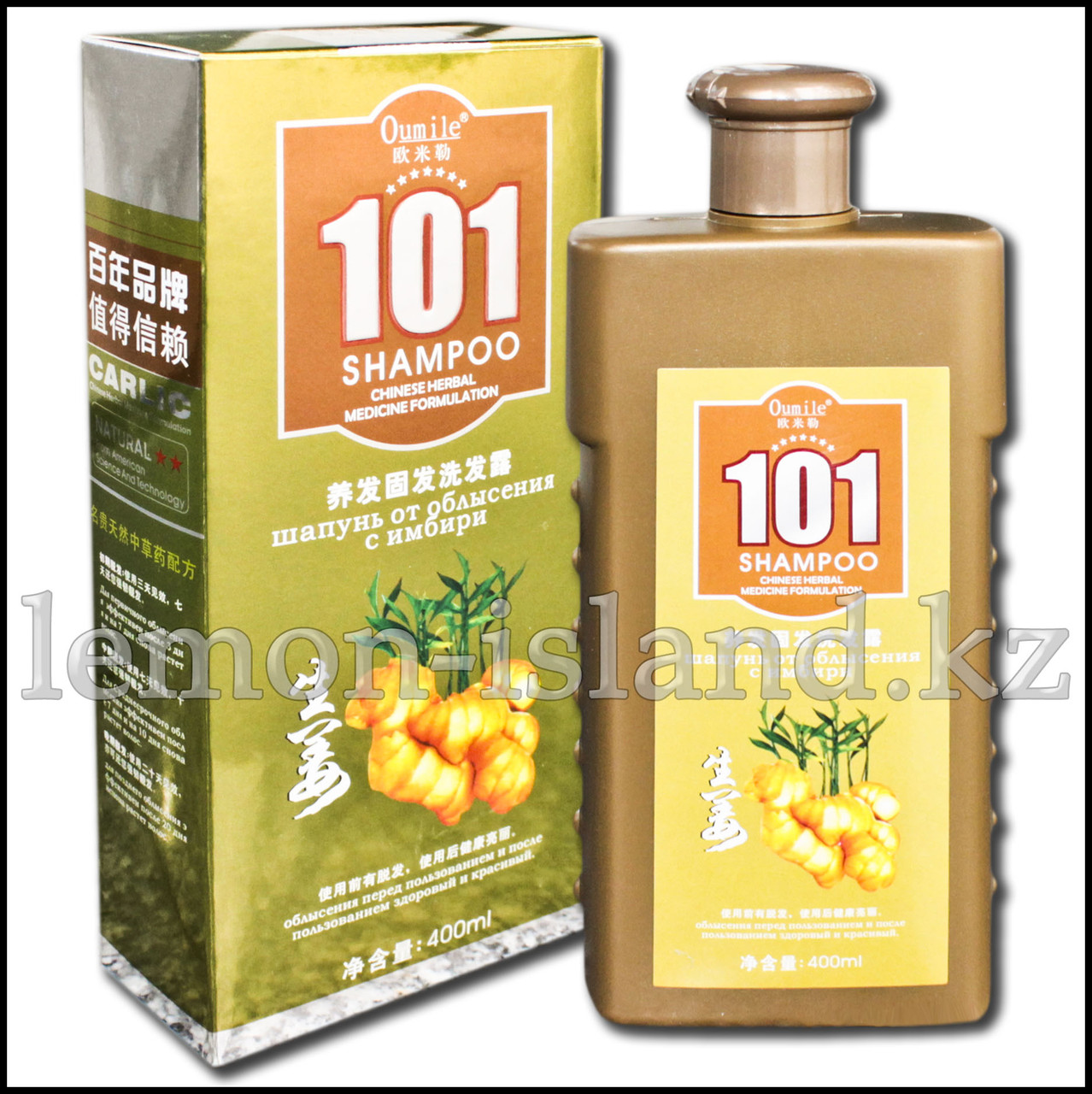 Шампунь 101 от Oumile против выпадения волос с экстрактом имбиря в ...