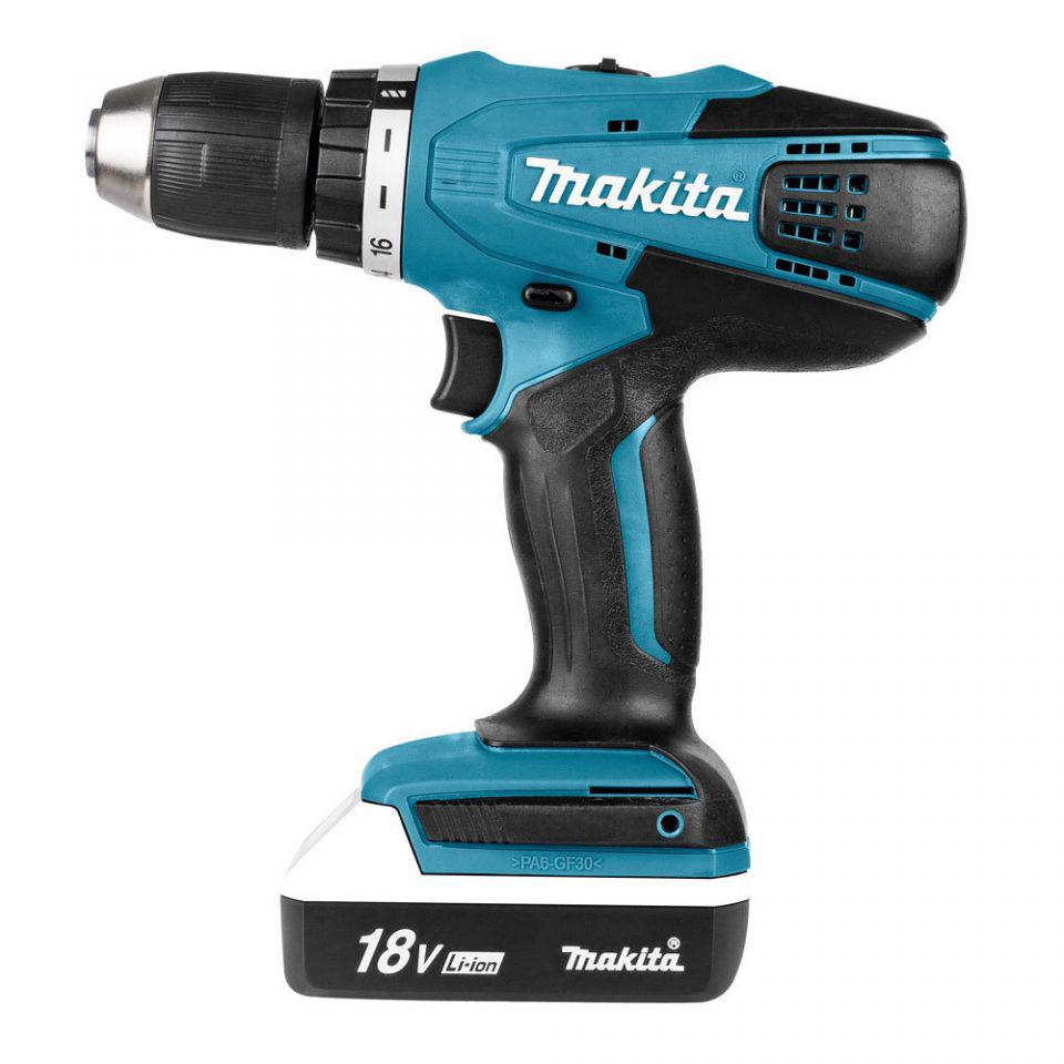 Аккумуляторная дрель-шуруповерт Makita DF457DWE