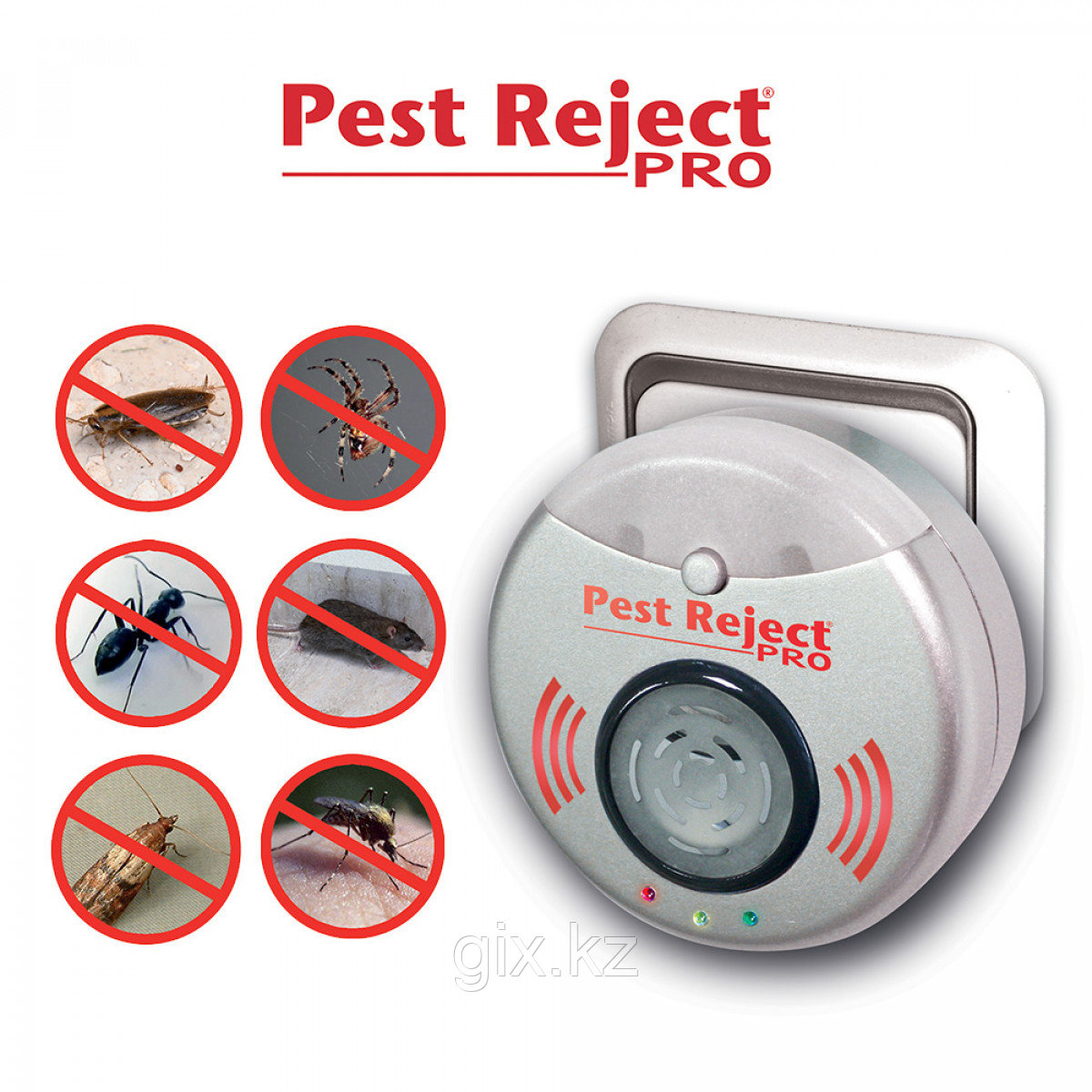 Отпугиватель грызунов и насекомых Pest Reject Pro ОРИГИНАЛ (ультразвуковой + электромагнитный), фото 1