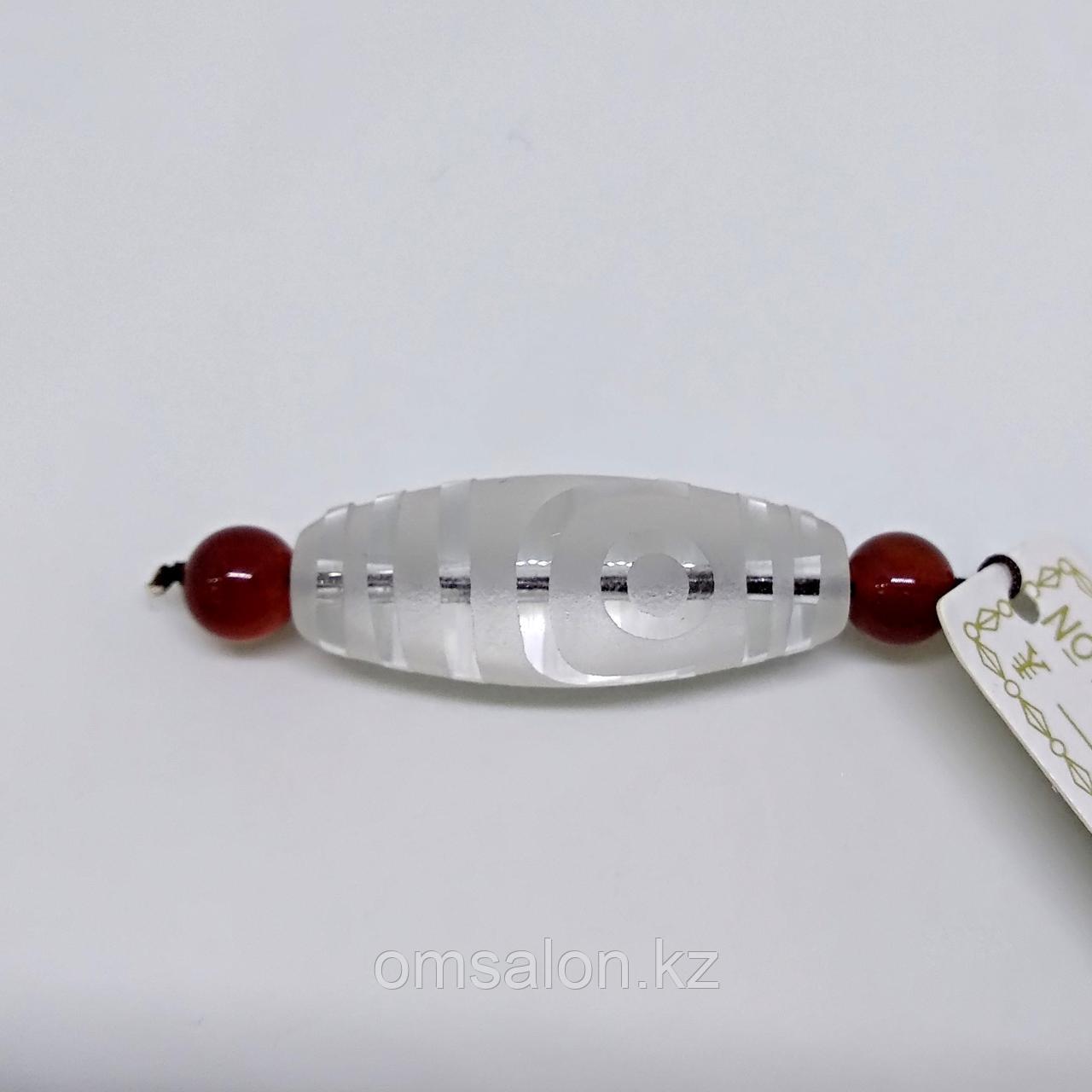 Бусина Дзи 2 Глаза Хрустальная