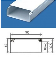 Кабельный канал 100*40 (24м) Canalex