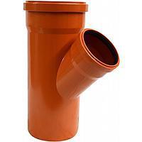 Тройник ПП 160x110/45 Политэк (наруж.)