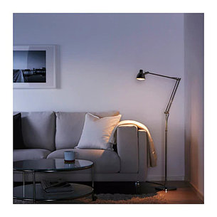 Светильник напольн/для чтения АНТИФОНИ никелированный ИКЕА, IKEA , фото 2