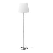 Светильник напольный НИФОРС никелированный ИКЕА, IKEA 