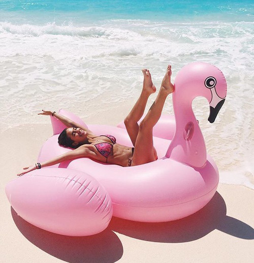 Надувной фламинго для пляжного отдыха - фото 2 - id-p53024483