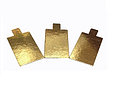 Pasticciere.Подложка золото с держателем прямоугольник 90*55 мм (Толщина 0,8 мм)*100 шт/упак, фото 2