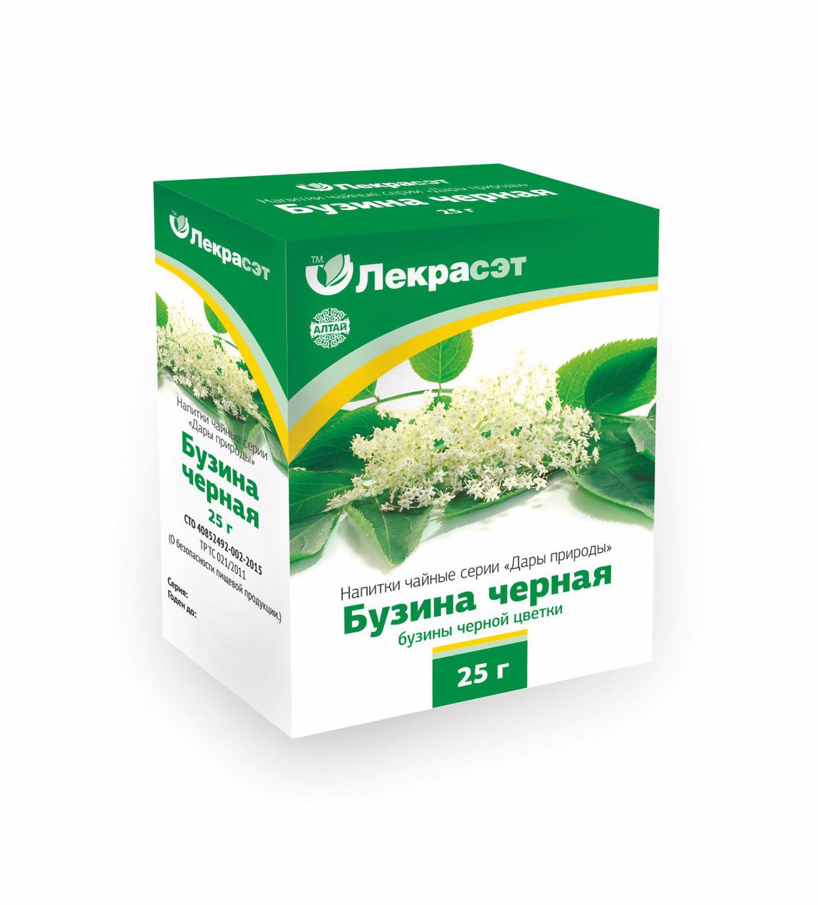Бузина, цветы, 25 г