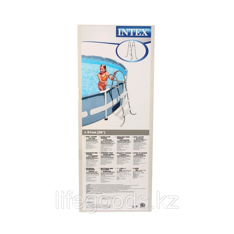 Лестница для бассейнов высотой борта до 91 см, Intex 28064 - фото 3 - id-p53113394