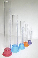 Цилиндры лабораторные (мерные: исполнение 3 - на полиэтиленовом основании)
