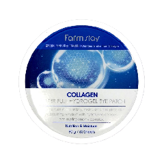 FarmStay Collagen Water Full Hydrogel Eye Patch гидрогелевые патчи для кожи вокруг глаз c коллагеном - фото 2 - id-p53113937