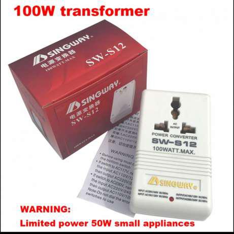 Конвертер преобразователь адаптер Singway SW-S12 110/220 220/110  100w