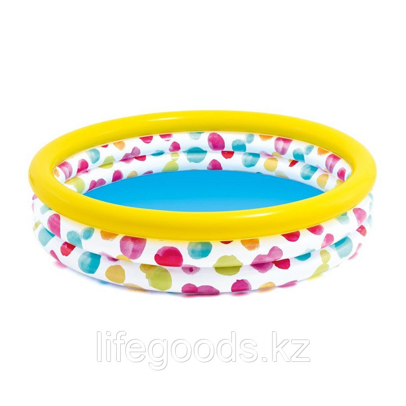 Детский надувной бассейн круглый "Геометрия" 114х25 см, Intex 59419 - фото 2 - id-p53181798