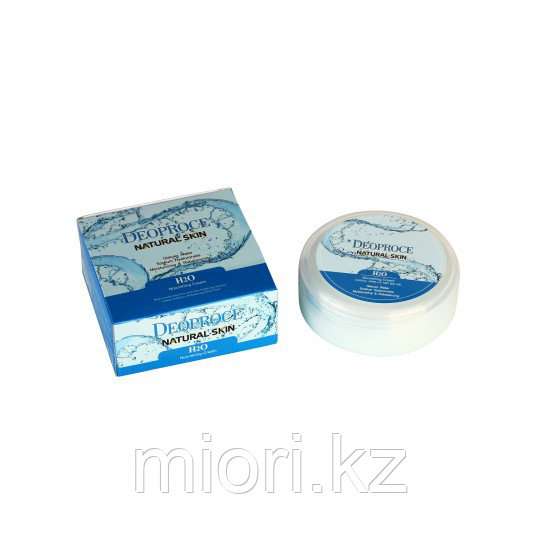 Deoproce Natural Skin H2O Moisturizing Cream 100g - Увлажняющий крем на основе H2O 100г - фото 3 - id-p53184491