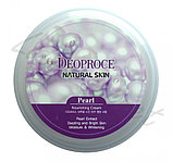 Deoproce Natural Skin Pearl Nourishing Cream 100g - Увлажняющий крем с экстрактом жемчуга для осветления кожи , фото 2