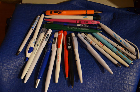 Ручки для нанесения логотипа