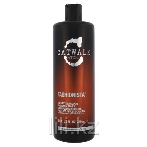 Тонирующий шампунь для брюнеток - TIGI Catwalk Fashionista Brunette Shampoo 750 мл.