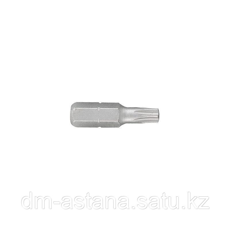 Вставка (бита) торцевая 1/4", TORX, T20, L = 25 мм KING TONY 102520T