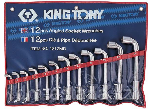 Набор торцевых L-образных ключей, 8-24 мм, 12 предметов KING TONY 1812MR - фото 1 - id-p53195727