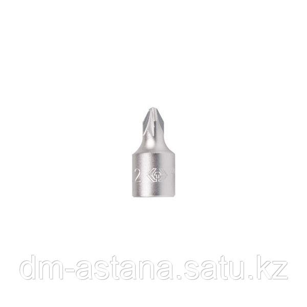 Насадка (бита) торцевая 1/4, Pozidriv, PZ1, L = 25 мм KING TONY 201801X
