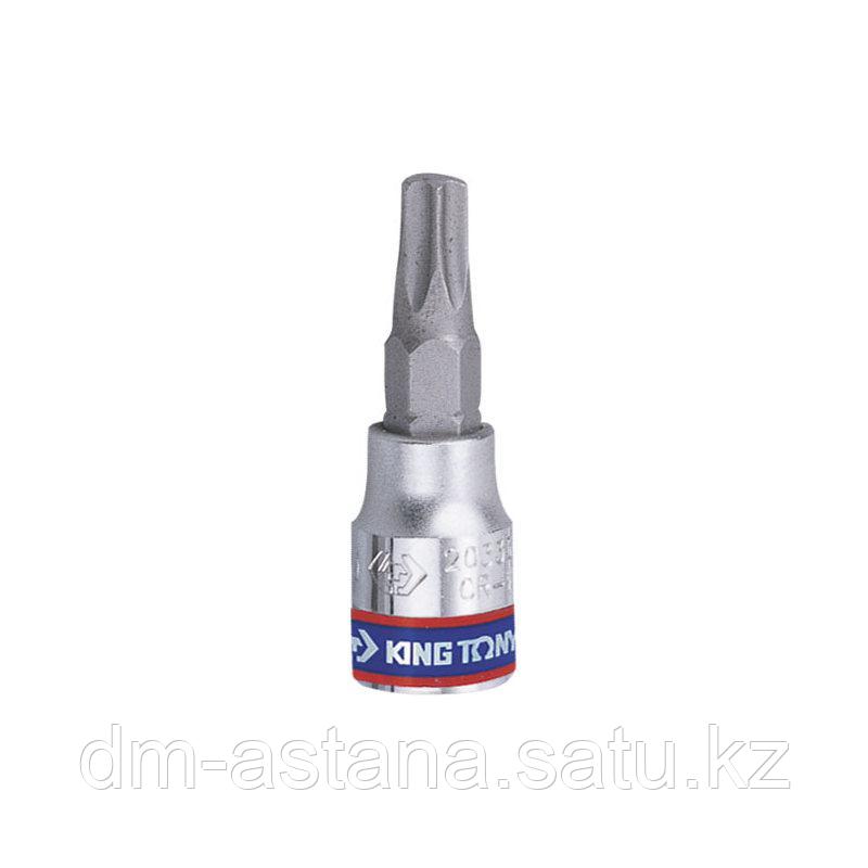 Насадка (бита) торцевая 1/4", TORX T9, L = 37 мм KING TONY 203309