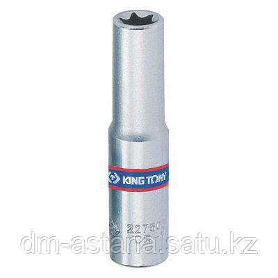 Головка торцевая TORX Е-стандарт 1/4", E6, L = 50 мм KING TONY 227506M