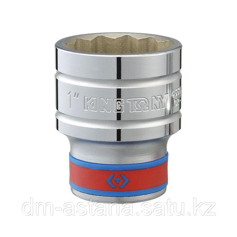Головка торцевая стандартная двенадцатигранная 1/2", 3/8", дюймовая KING TONY 433012S