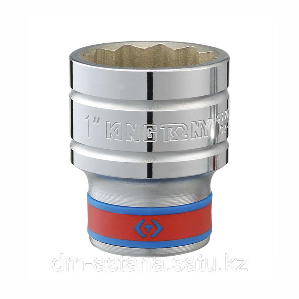 Головка торцевая стандартная двенадцатигранная 1/2", 1/2", дюймовая KING TONY 433016S