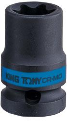 Головка торцевая ударная TORX Е-стандарт 1/2", E12, L = 38 мм KING TONY 457512M - фото 1 - id-p53196806