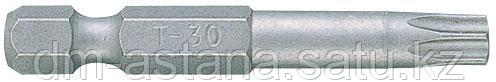 Вставка (бита) торцевая 1/4", TORX, Т30, L = 50 мм, для шуруповерта KING TONY 715030T