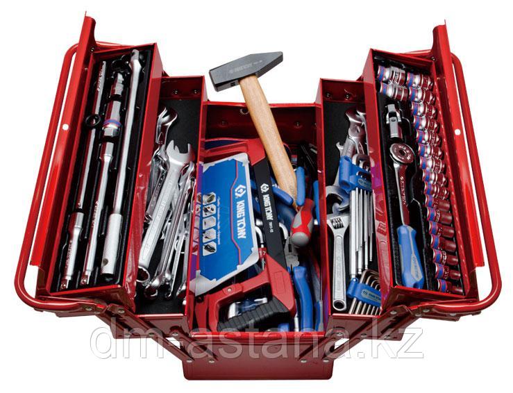 Набор инструментов универсальный, раскладной ящик, 88 предметов KING TONY 902-089MR01 - фото 1 - id-p53197650
