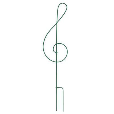 Шпалера "Скрипичный ключ", 47 х 11 х 0.3 см, металл, зелёная, фото 2