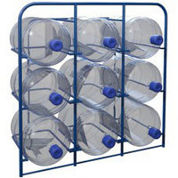 Стеллаж для хранения бутылей с водой объемом 19 литров СВД-9