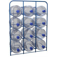 Стеллаж для хранения бутылей с водой объемом 19 литров СВД-12