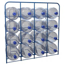 Стеллаж для хранения бутылей с водой объемом 19 литров СВД-16