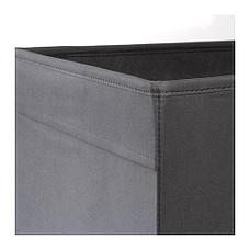 Коробка ДРЁНА темно-серый 33x38x33 см ИКЕА, IKEA, фото 2