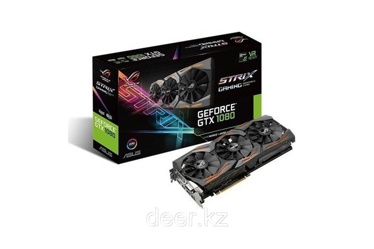 Видеокарта Asus STRIX-GTX1080-A8G-GAMING nVidia GeForce GTX1080 90YV09M2-M0NM00